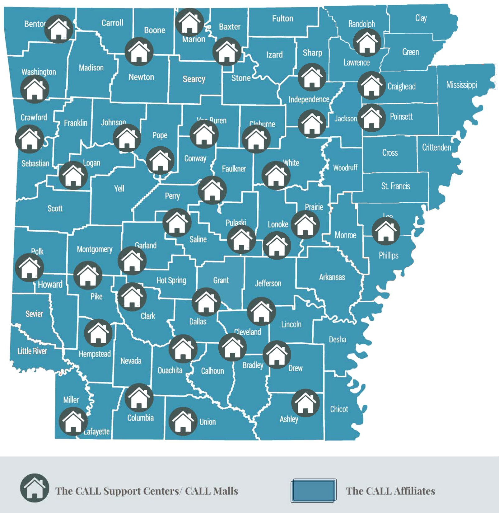DCFS Map